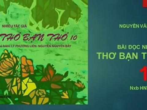 Điều gì đọng lại ở tập sách “Thơ Bạn Thơ 10”?